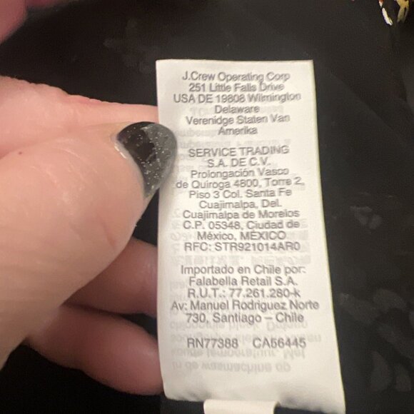 Madewell Sheer-Sleeve Ruffle Peplum Top Blouse Finch Moody Floral Black Small - Picture 12 of 14